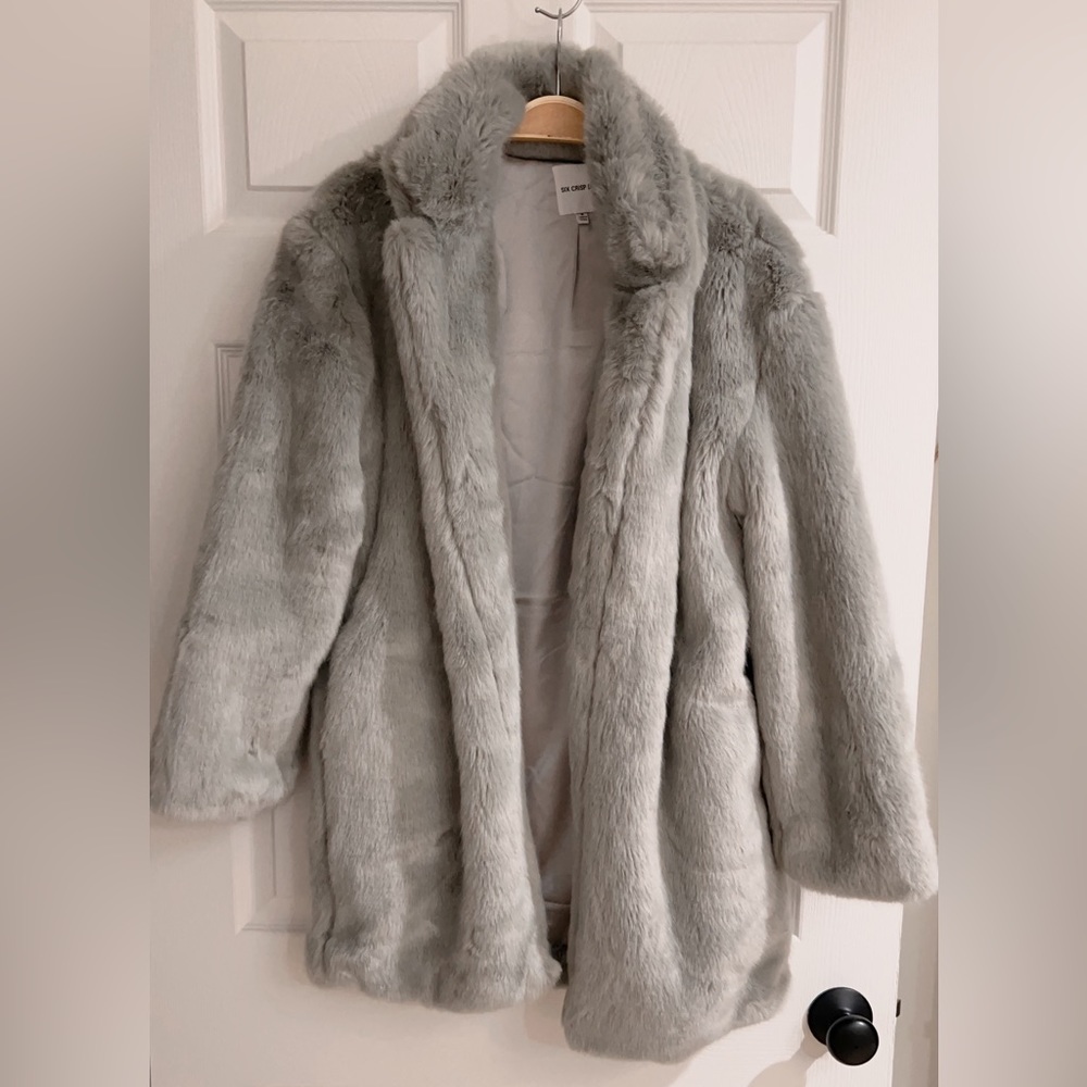 Six Crisp Days Faux Fur Coat